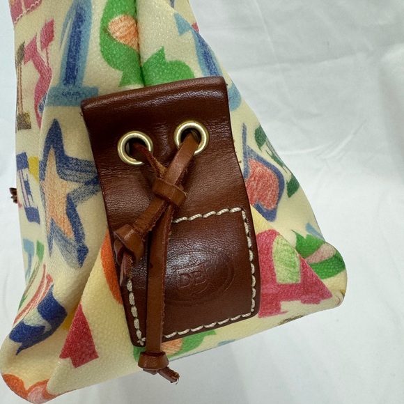 Dooney and Bourke Rainbow Print Y2K Two Way Bag and Matching Wristlet - Picture 4 of 14